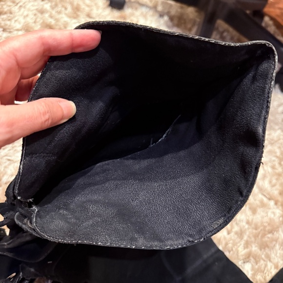 Vintage STEAMPUNK Suede Studded Over Knee Boots - Picture 15 of 16